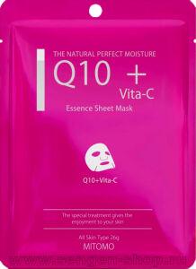     MITOMO Q10 + Vita-C Mask,   Q10   , 1.