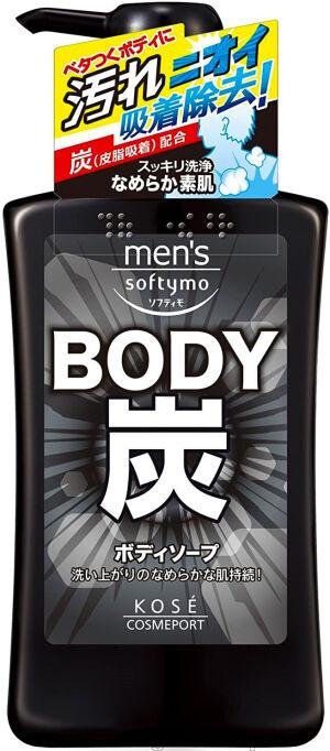      KOSE Mens Softymo Body Soap Charcoal, c  ,     ,   , 550.