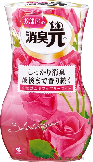 Жидкий дезодорант для комнаты KOBAYASHI Shoshugen Fairy Rose "Сказочная роза", с элегантным ароматом роз, 400мл.