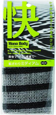 Мочалка для тела OHE Mono Body Nylon Towel Medium Fit средней жесткости, размер 23Х120см.