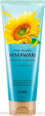 Маска KRACIE Dear Beaute Himawari Smooth & Repair, с растительным комплексом для восстановления и гладкости волос, с цветочным ароматом и нотками цитрусов, личи и черной смородины, туба 200г.