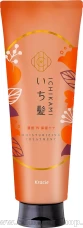 Маска для интенсивного увлажнения поврежденных волос KRACIE Ichikami Double Moisturizing Care, с ароматом абрикоса и цветущей горной вишни, туба 230г.