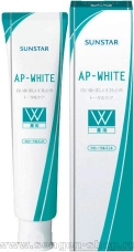 Зубная паста SUNSTAR AP-White Floral Mint, комплексного действия «Пять в одном», со вкусом цветочной мяты, 110г.