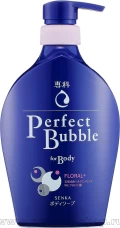 Дезодорирующее жидкое мыло для тела FINETODAY Senka Perfect Bubble for Body, с цветочным ароматом, 500мл.