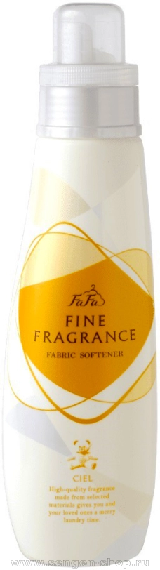 Парфюмированный кондиционер-ополаскиватель для белья NS FAFA JAPAN Fine Fragrance Ciel, с ароматом лимона, зеленого яблока, фрезии, цикламена и сирени, 600мл.