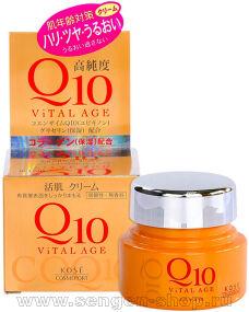     KOSE Vital Age Q10 Cream,   Q10   , 40.
