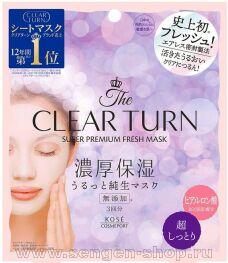   KOSE Clear Turn Premium Fresh Mask Super Moist,     , 3.