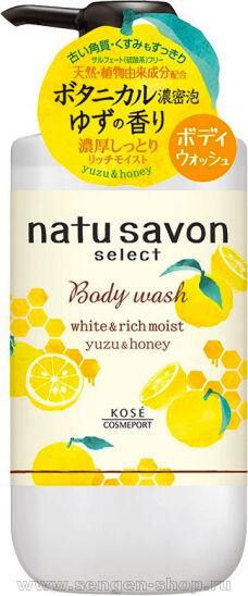     KOSE Softymo Natu Savon Body Wash Yuzu & Honey,   ,   ,   , 500.