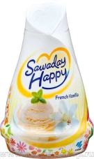 Освежитель воздуха для комнаты KOBAYASHI Sawaday Happy French Vanilla, с ароматом французской ванили, 120г.