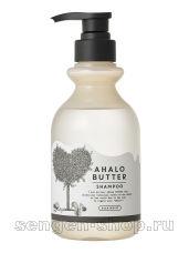 Увлажняющий пенный шампунь AHALO BUTTER Shampoo Rich Moist, с тропическими маслами и кленовым сиропом (без сульфатов и силикона), 500мл.